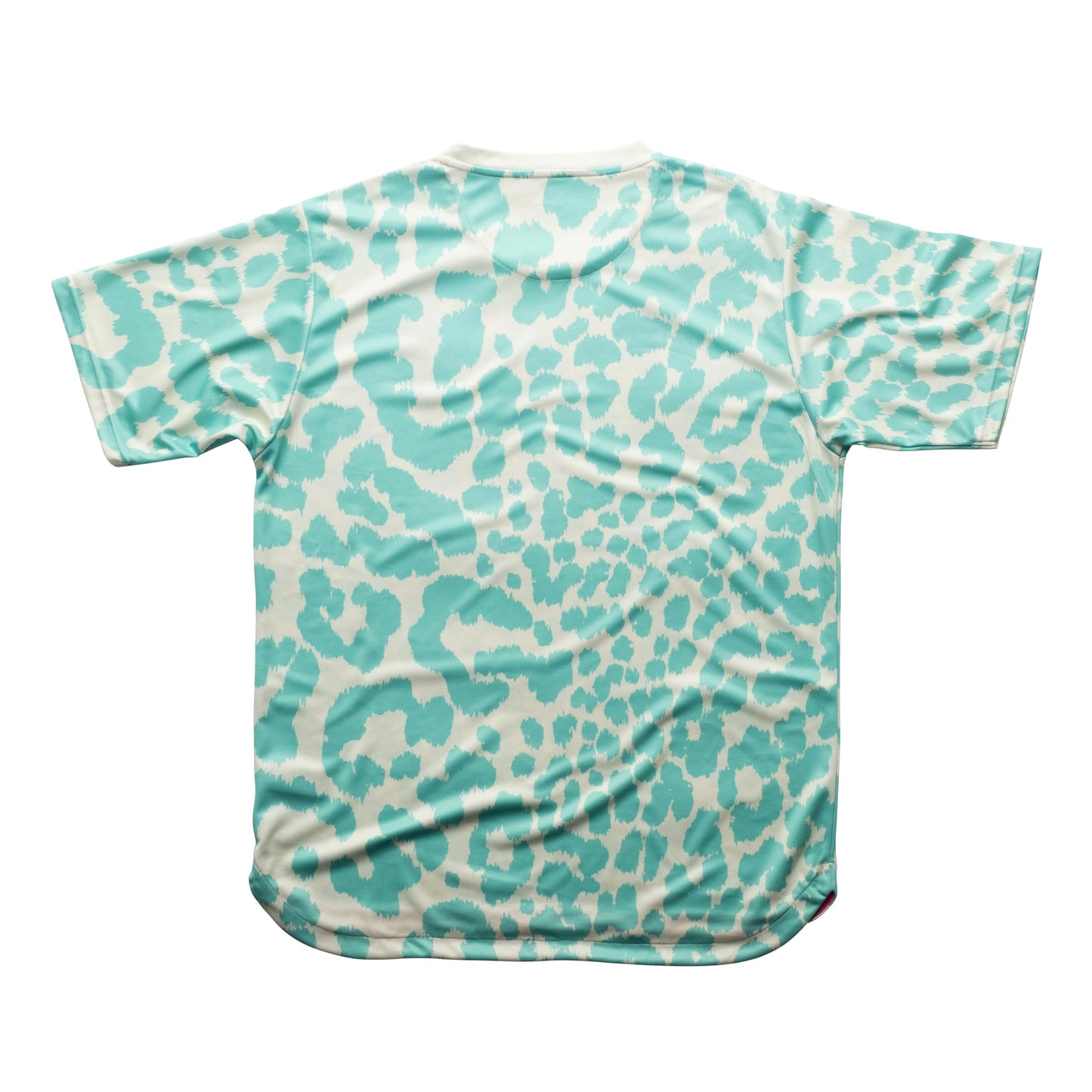 Aixo Leopard Mens Top Ivory