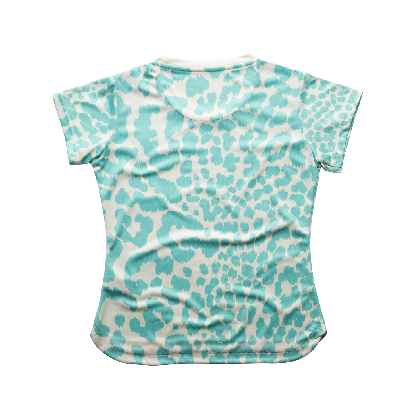 Aixo Leopard Womens Top Ivory