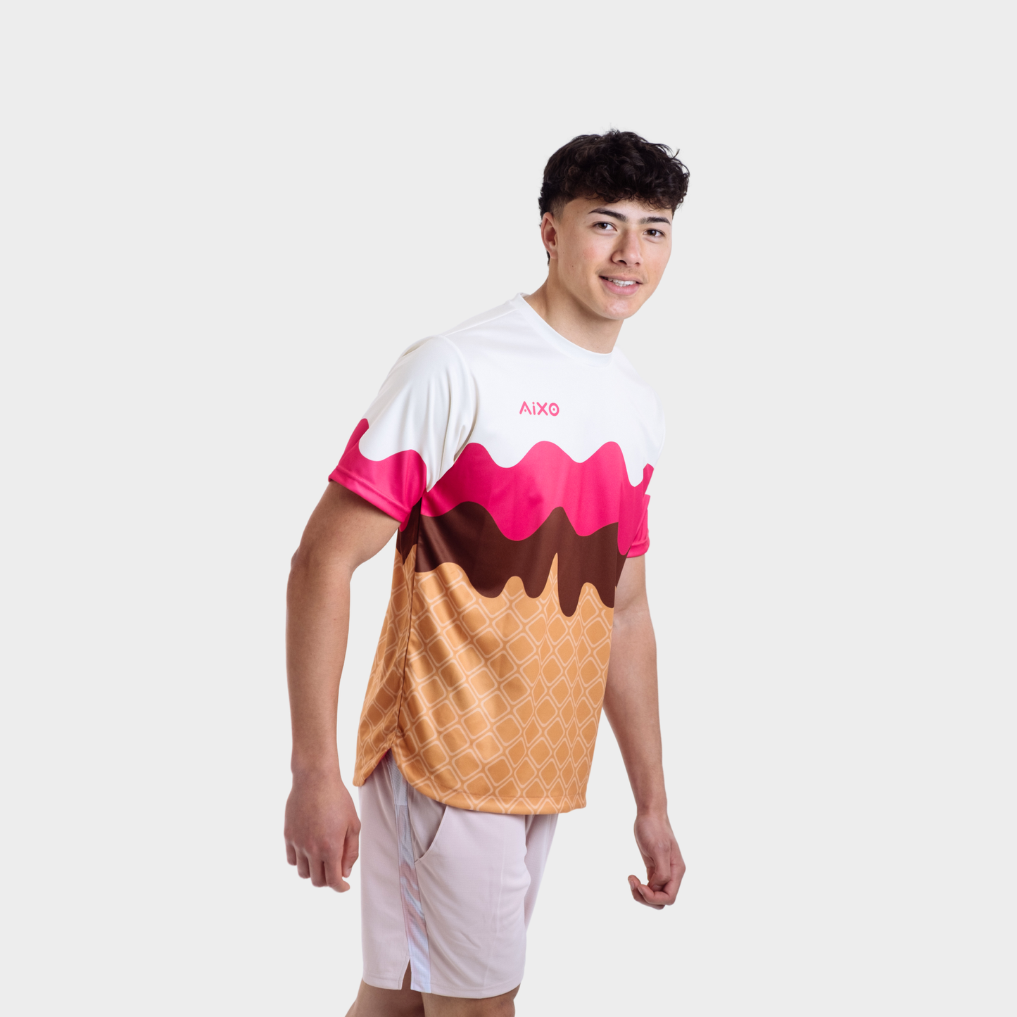 Aixo Sundae Mens Top Ivory