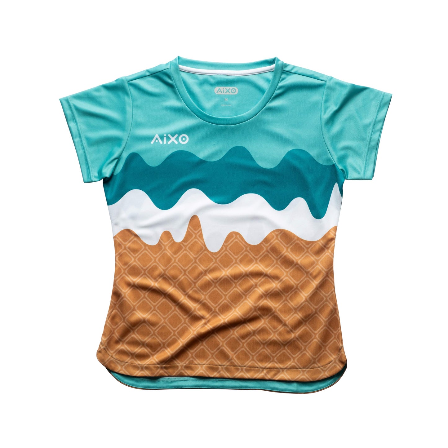 Aixo Sundae Womens Top Teal