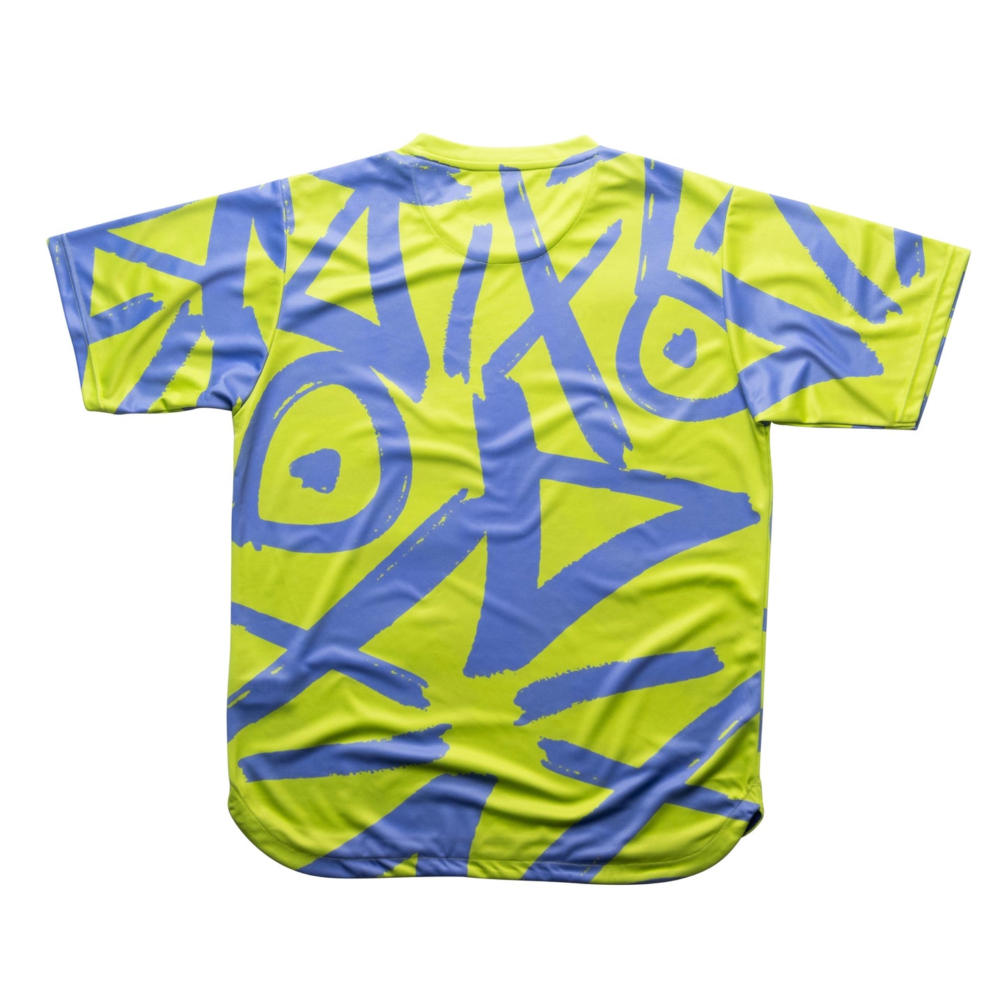Aixo Tagged Mens Top Lime