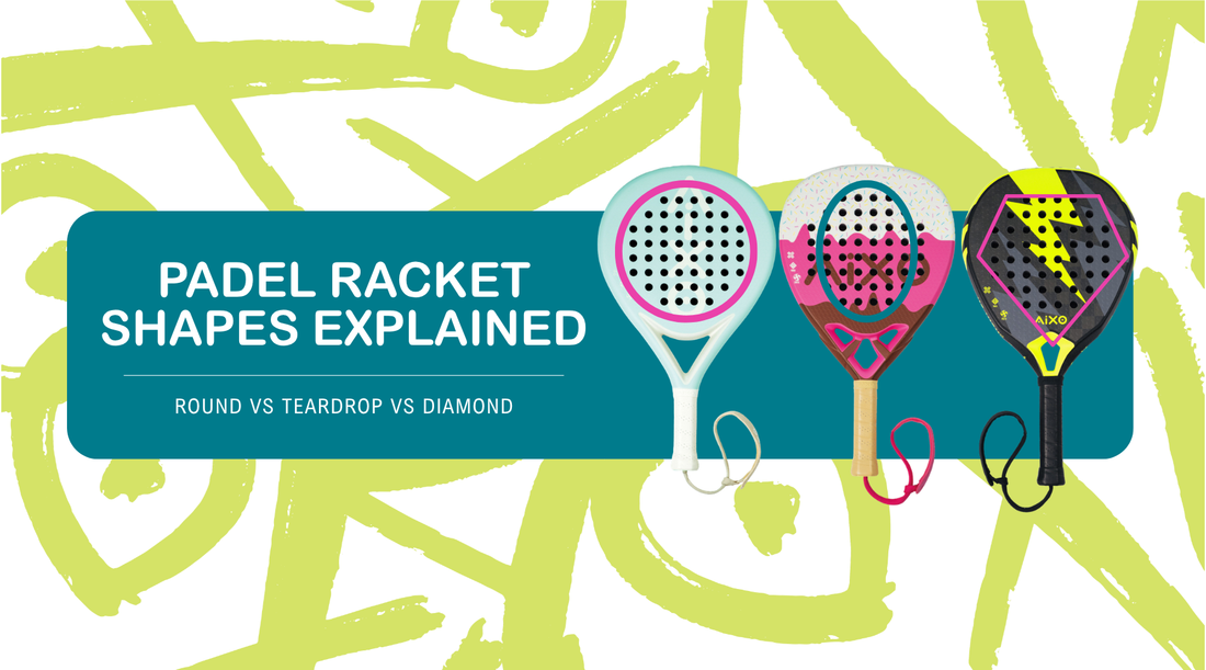 Padel Racket Shapes Explained: Round vs Teardrop vs Diamond