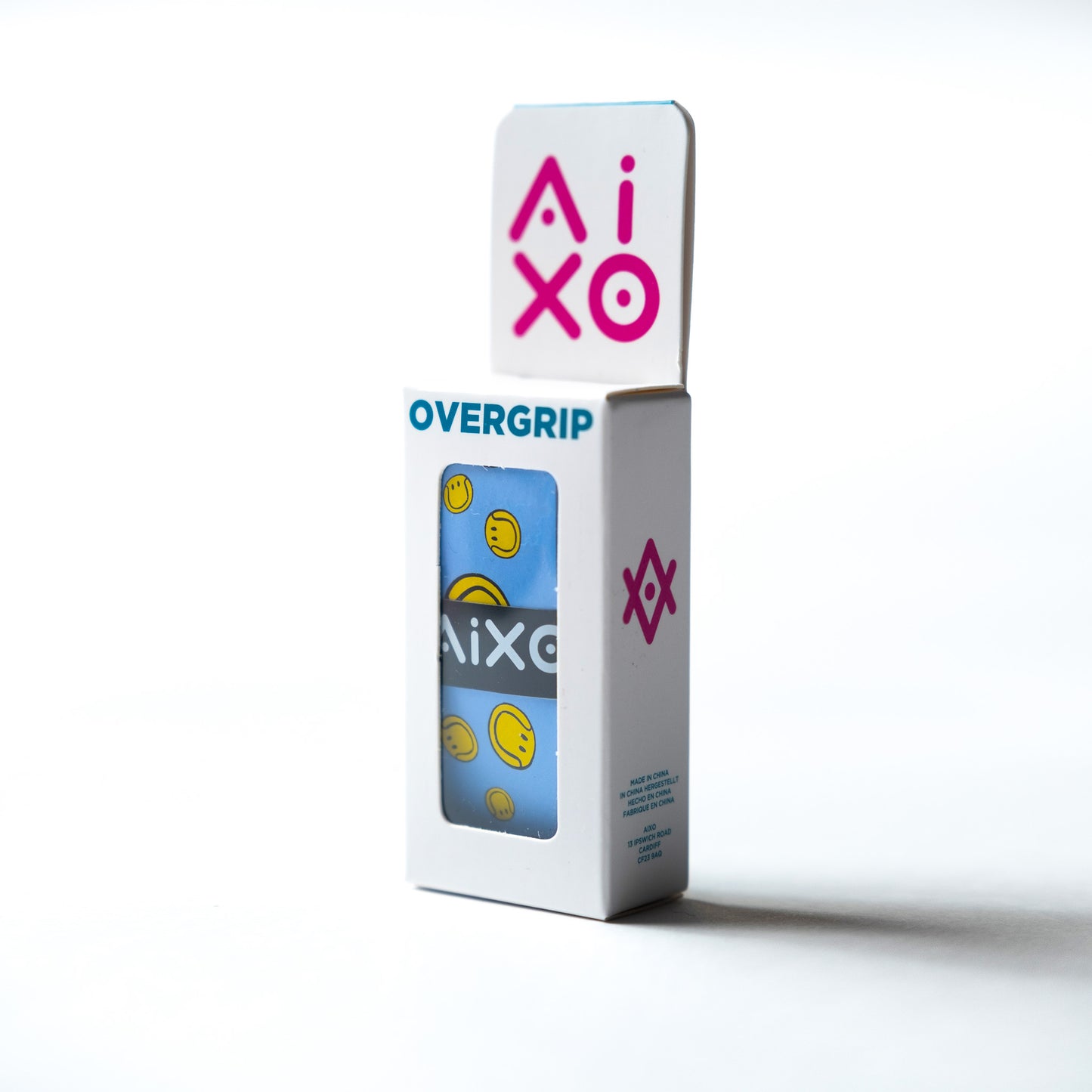 Aixo Smiley Ball Overgrip Blue