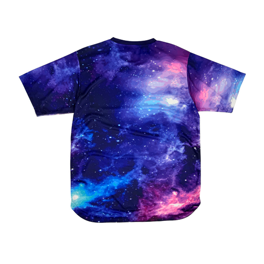 AIXO Spaceballs Mens T-Shirt - Purple – reverse / back view