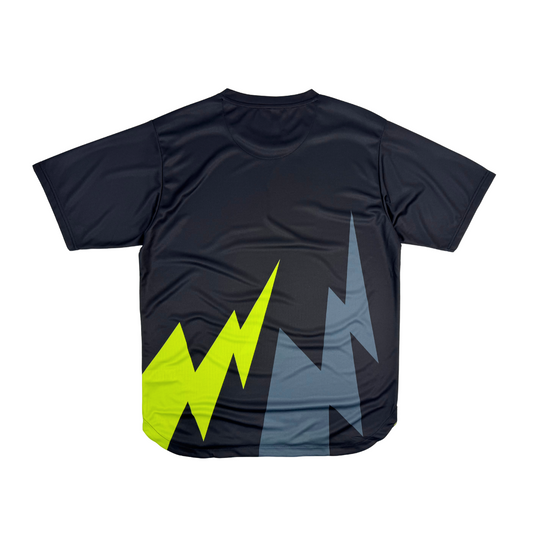 AIXO Bolt 3 Mens T-Shirt - Black – reverse / back view