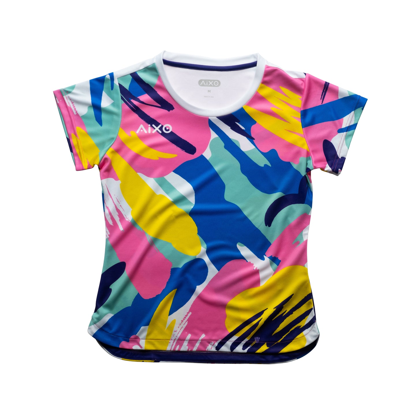 Aixo Abstract Womens Top Multicolour