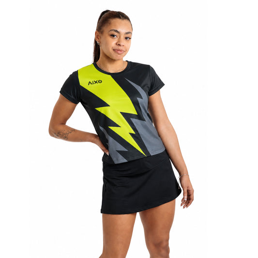 Aixo Bolt 3 Womens T-Shirt - Black