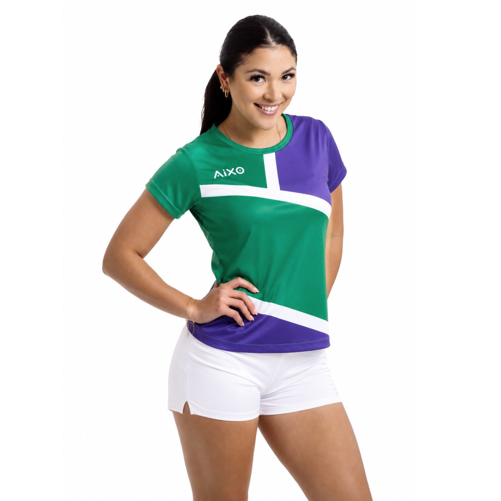 Aixo Court 3 Womens T-Shirt - Green