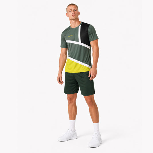 AIXO Court Mens T-Shirt - Khaki