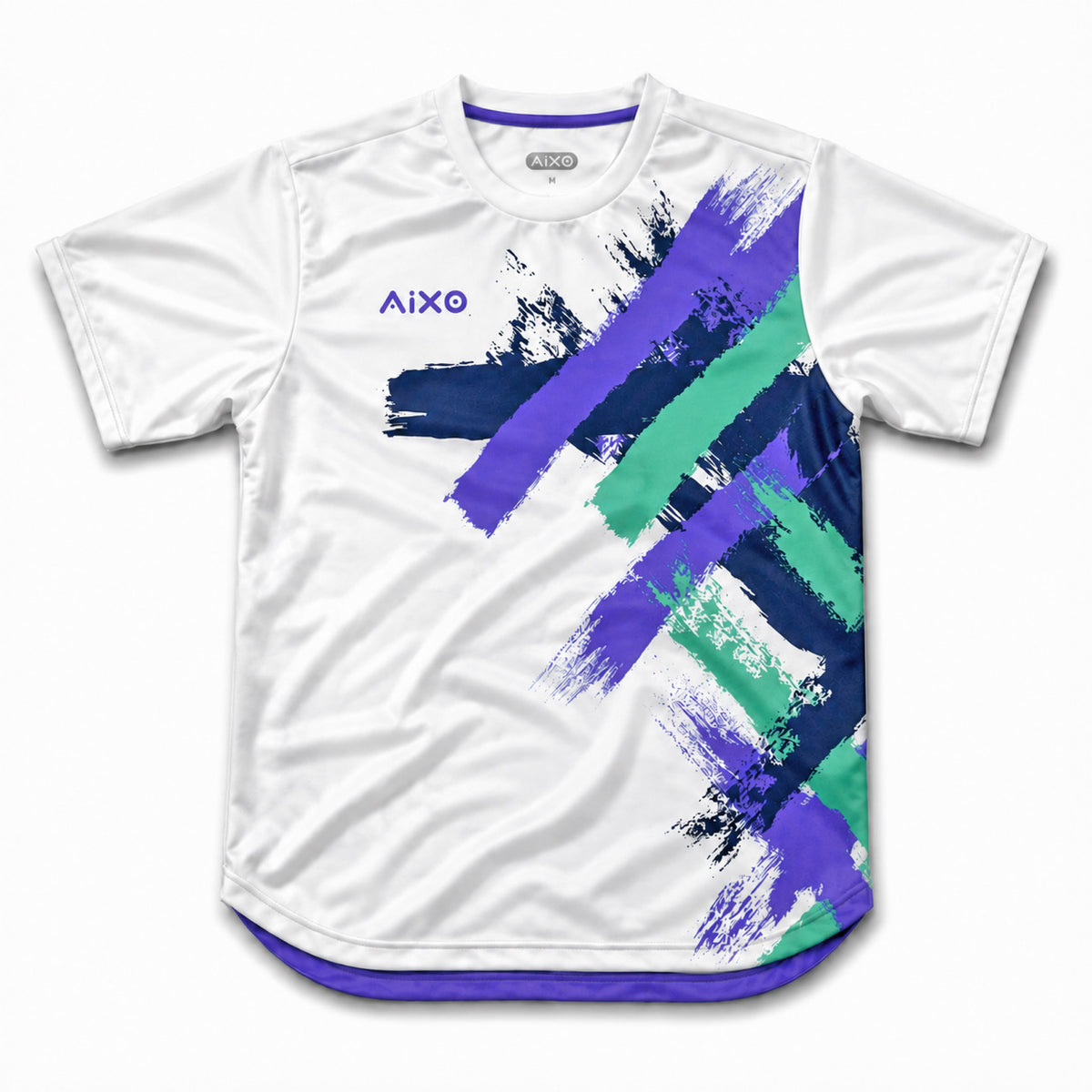 AIXO Eighties Capsule Mens T-Shirt 1 - White