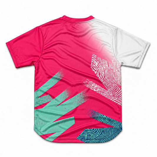 AIXO Eighties Capsule Mens T-Shirt 2 - Hot Pink