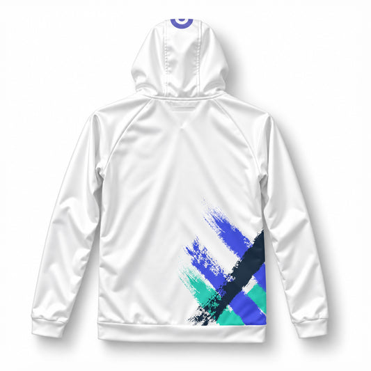 AIXO Eighties Capsule Unisex Hood - White