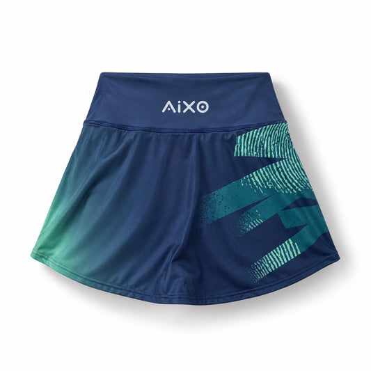 AIXO Eighties Capsule Womens Skort 2 - Midnight