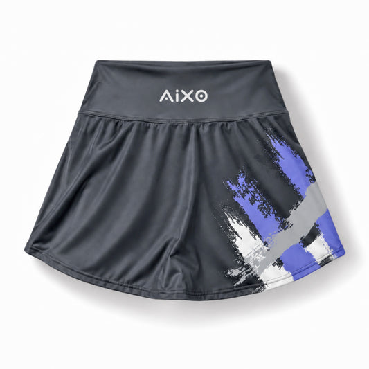 AIXO Eighties Capsule Womens Skort 1 - Storm