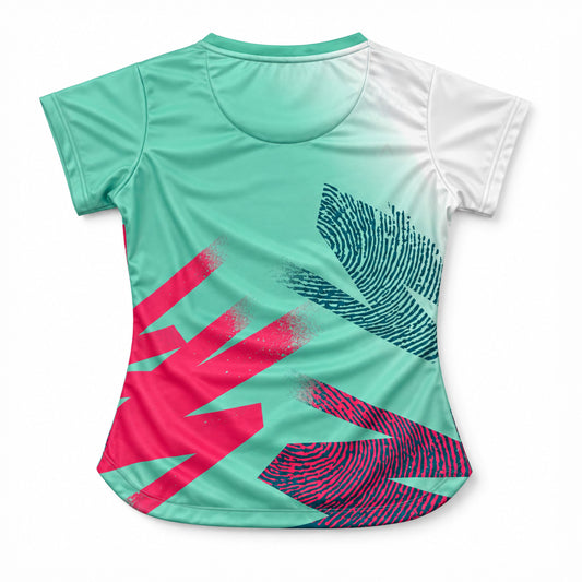 AIXO Eighties Capsule Womens T-Shirt 2 - Mint
