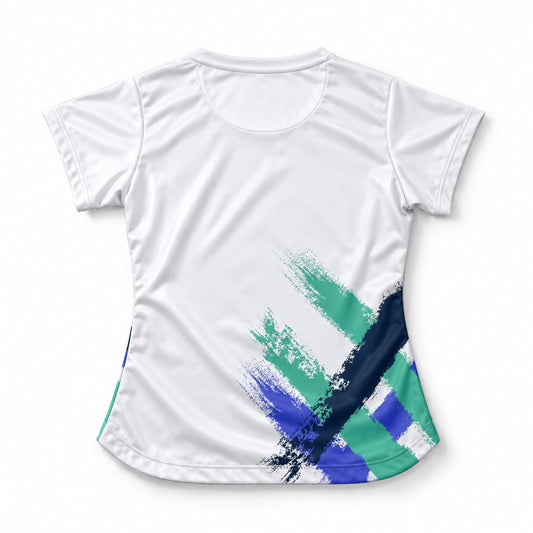 AIXO Eighties Capsule Womens T-Shirt 1 - White