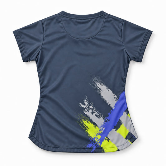 AIXO Eighties Capsule Womens T-Shirt 1 - Storm