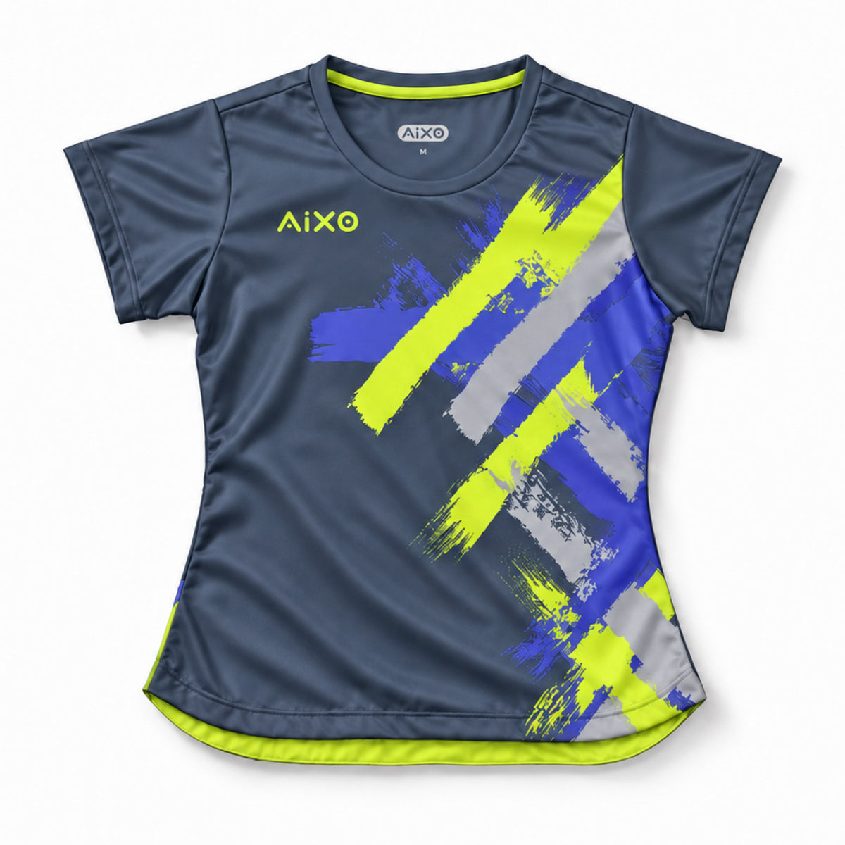 AIXO Eighties Capsule Womens T-Shirt 1 - Storm