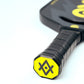 Aixo P14C Reaper Series Insane Bolt 18k Raw Carbon Pickleball Padel