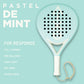 AIXO Pastel De Mint Padel Racket Full Carbon