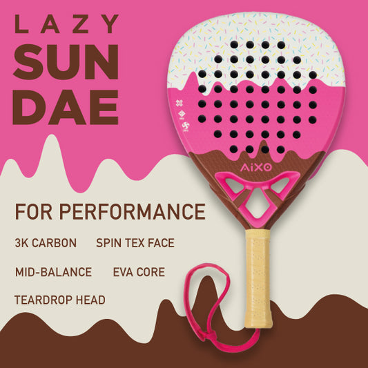 AIXO Sundae Padel Racket 3K Carbon