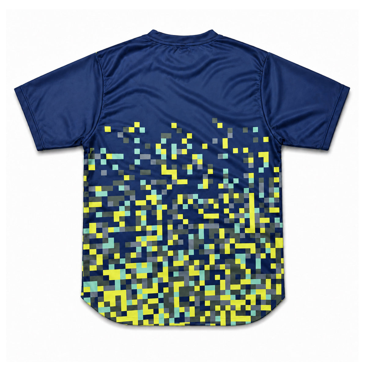 AIXO Pixel Mens T-Shirt - Navy