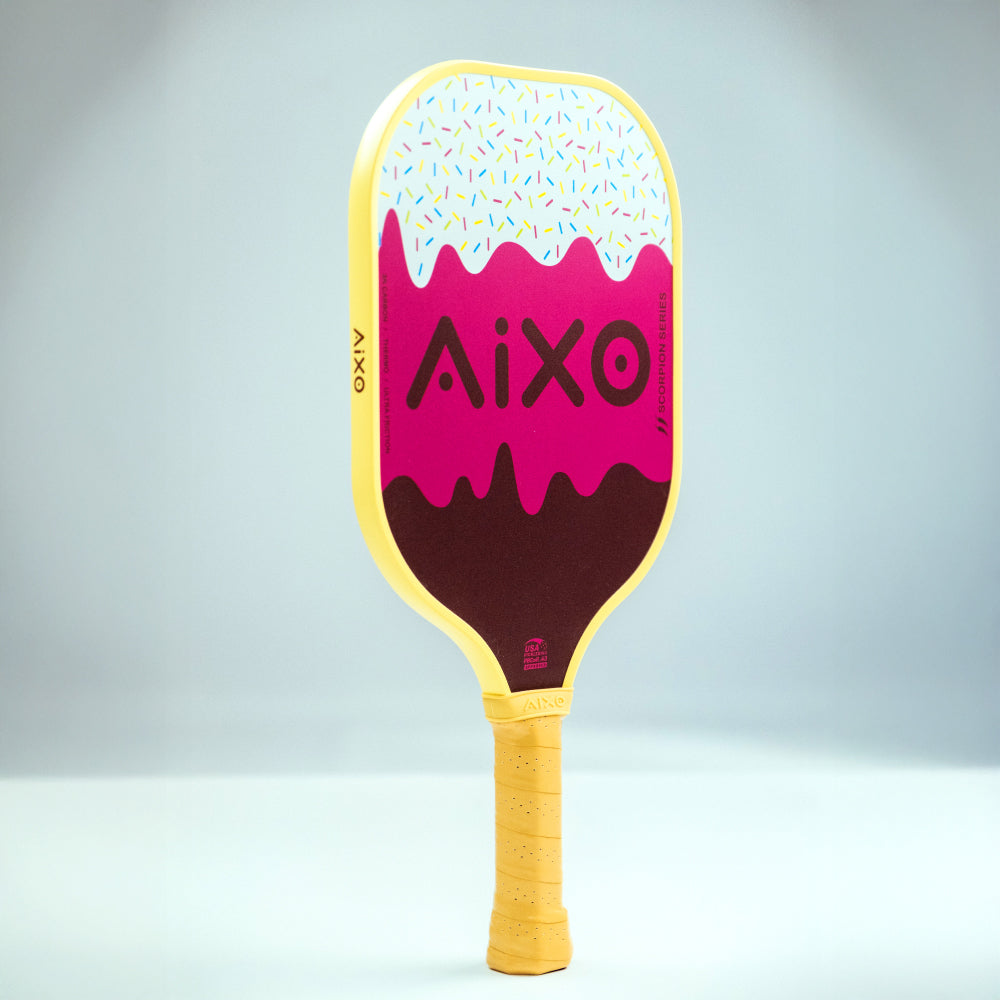 Aixo P11A Scorpion Series Lazy Sundae 3K Raw Carbon Pickleball Padel