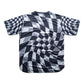 Aixo Checker Mens Top Grey