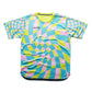 Aixo Checker Mens Top Lime