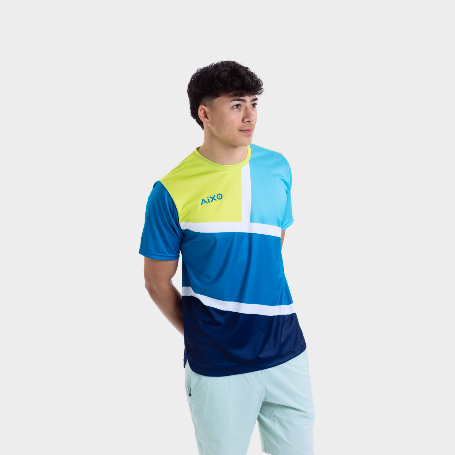 Aixo Court Mens Top Graphite