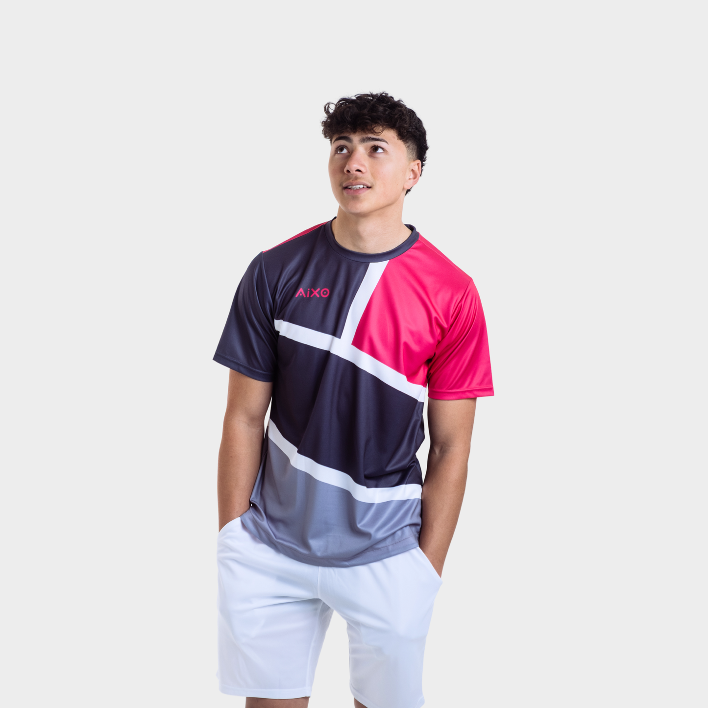 Aixo Court Mens Top Graphite