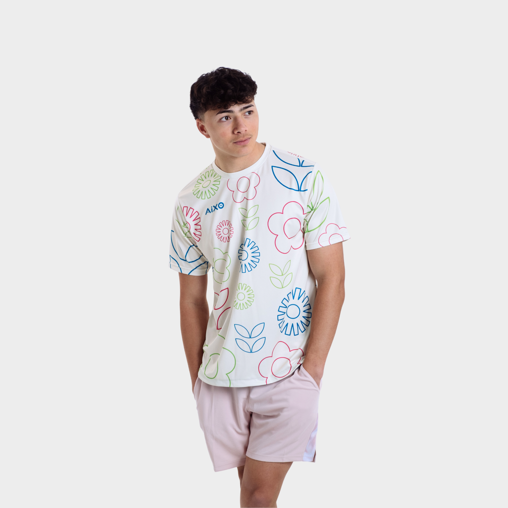 Aixo Spring Mens Top Ivory