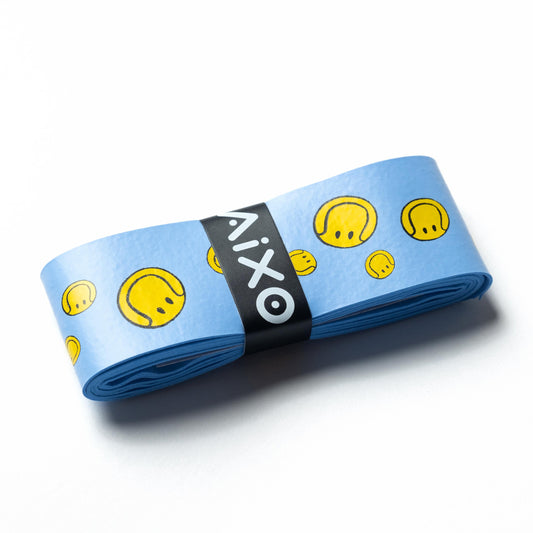 Aixo Smiley Ball Overgrip Blue