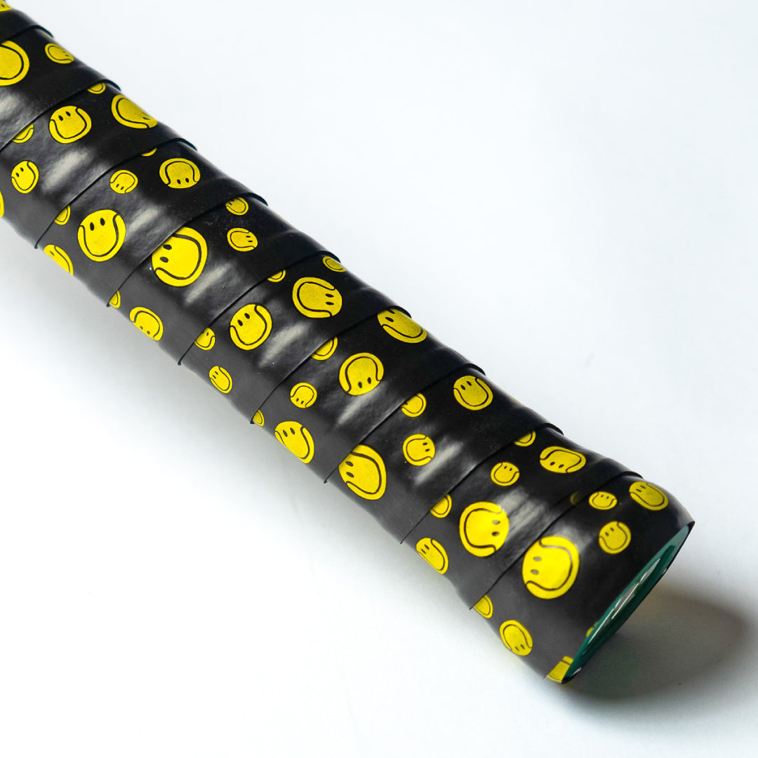 Aixo Smiley Ball Overgrip Black