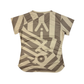 AIXO Chaos Camo Womens T-Shirt - Stone T-shirt Aixo