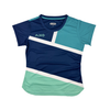 AIXO Court Womens T-Shirt - Navy racket sports T-shirt – main / front view