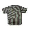 AIXO Chaos Camo Mens T-Shirt - Khaki racket sports T-shirt – main / front view