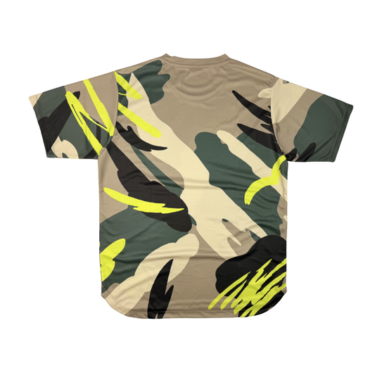 AIXO Abstract Mens T-Shirt - Stone – reverse / back view