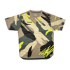 AIXO Abstract Mens T-Shirt - Stone racket sports T-shirt – main / front view