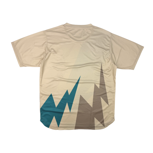 AIXO Bolt Mens T-Shirt - Stone – reverse / back view