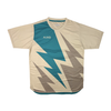 AIXO Bolt Mens T-Shirt - Stone racket sports T-shirt – main / front view