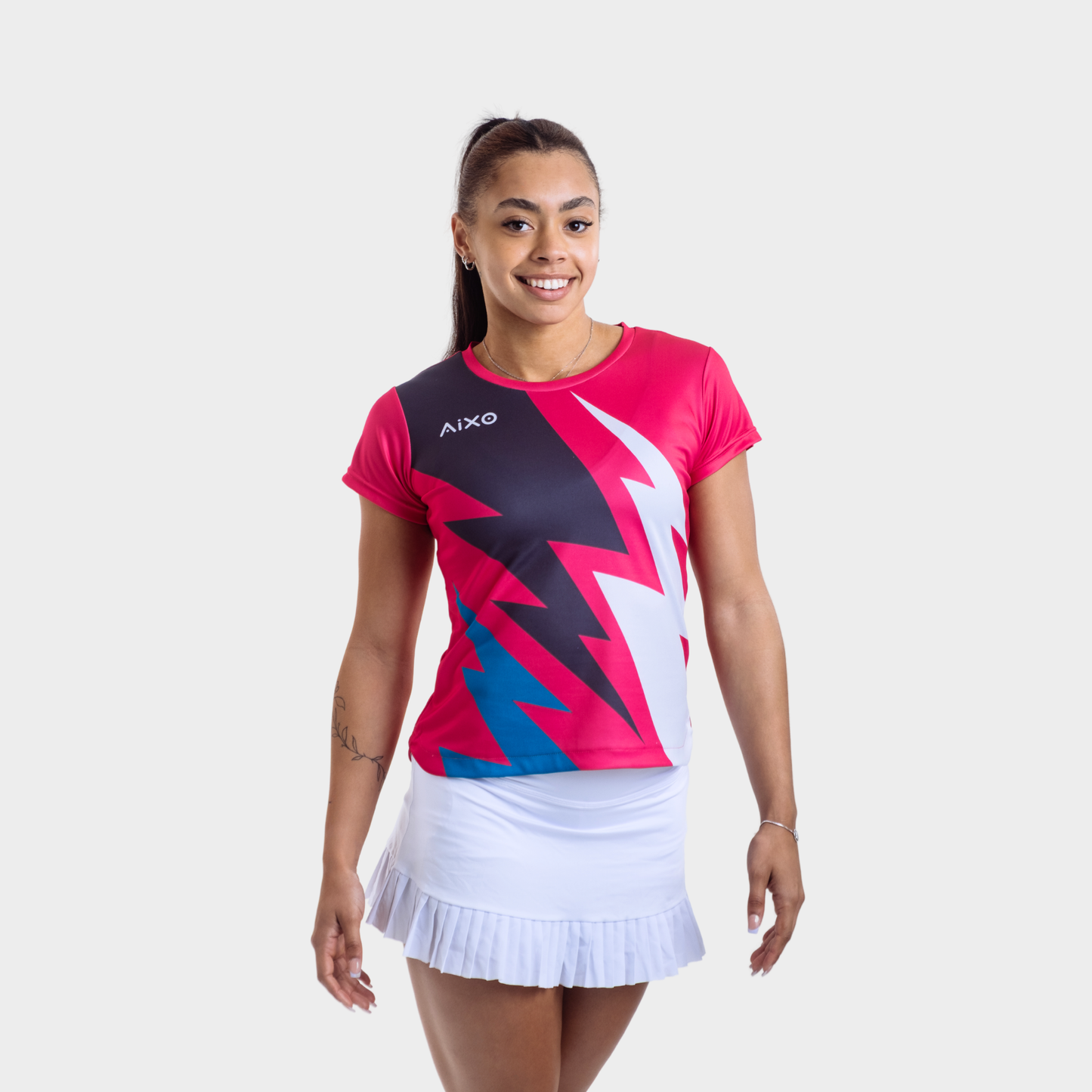 Aixo Bolt Womens Top Pink