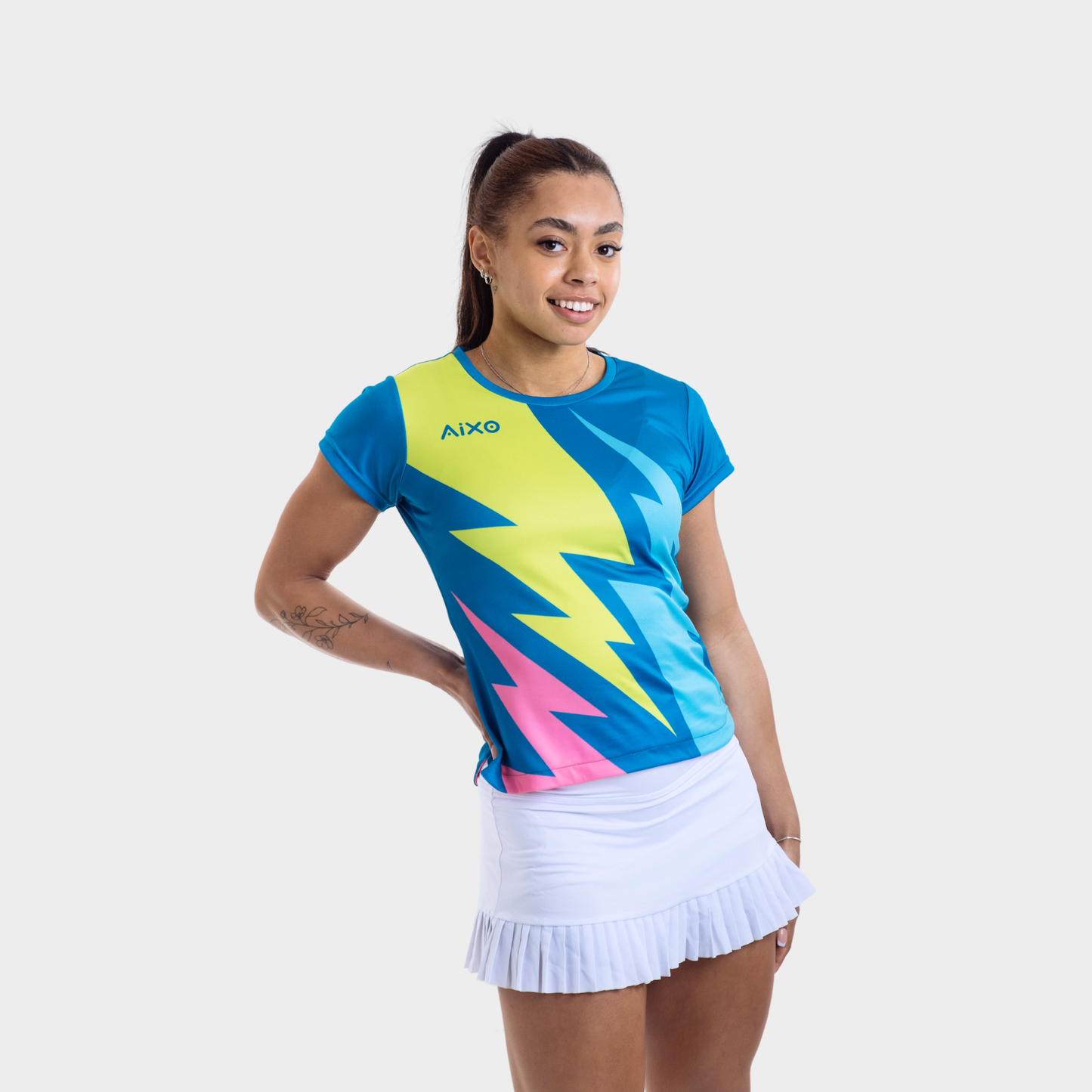 Aixo Bolt Womens Top Pink