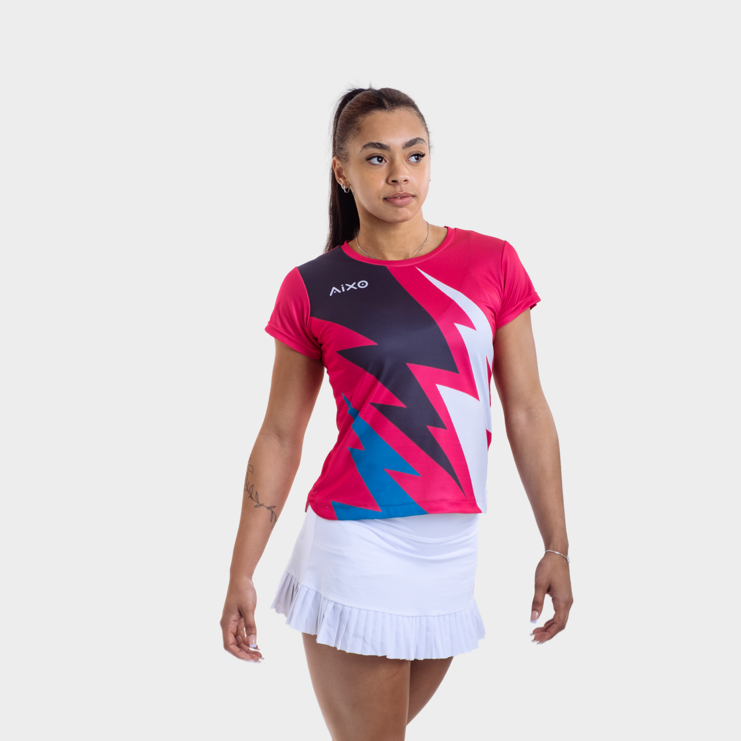 Aixo Bolt Womens Top Pink