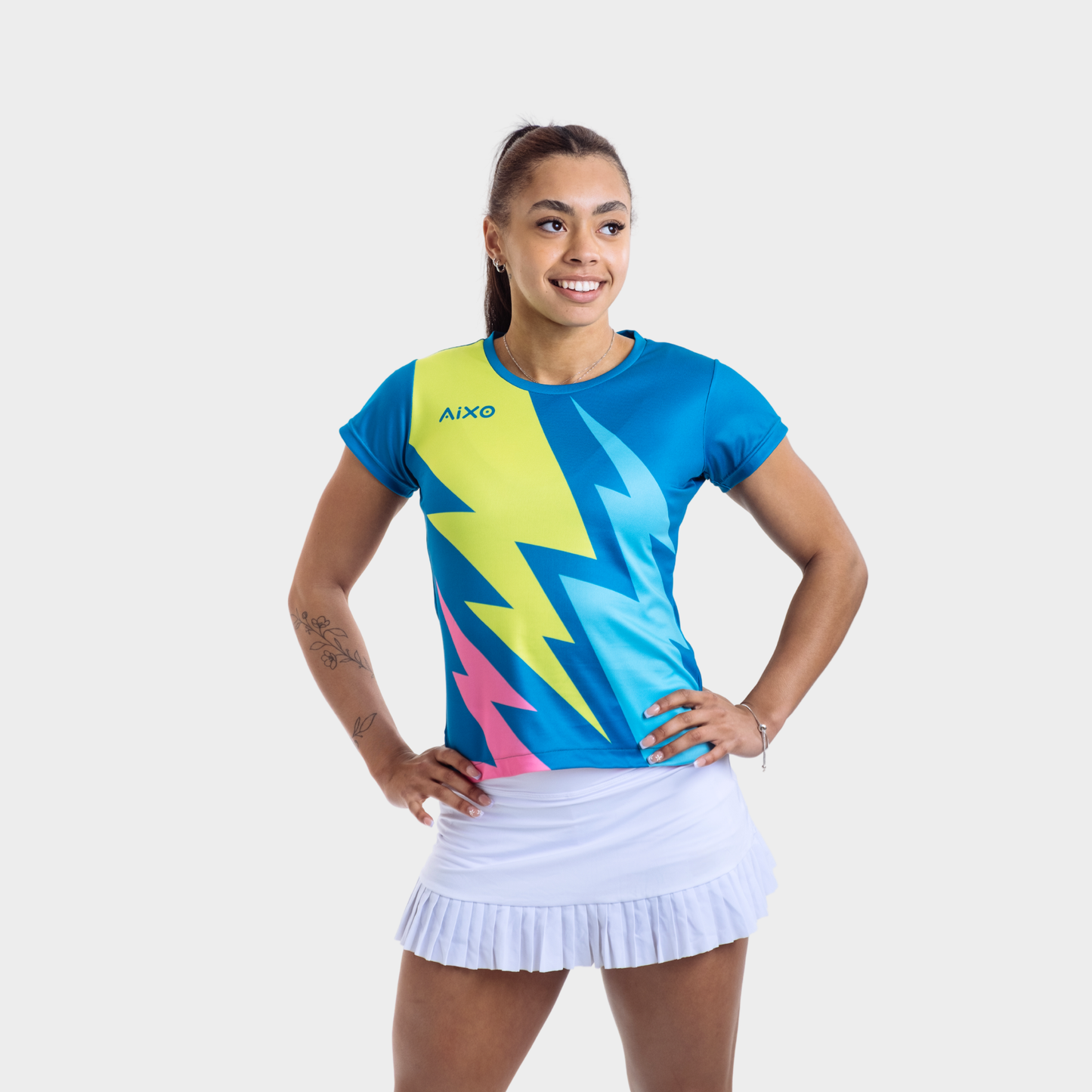 Aixo Bolt Womens Top Pink