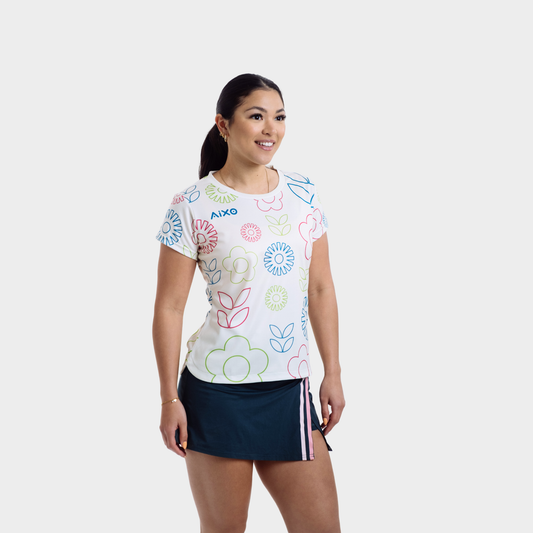 Aixo Spring Womens Top Ivory
