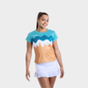 Aixo Sundae Womens Top Teal