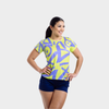 Aixo Tagged Womens Top Lime