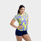 Aixo Tagged Womens Top Lime